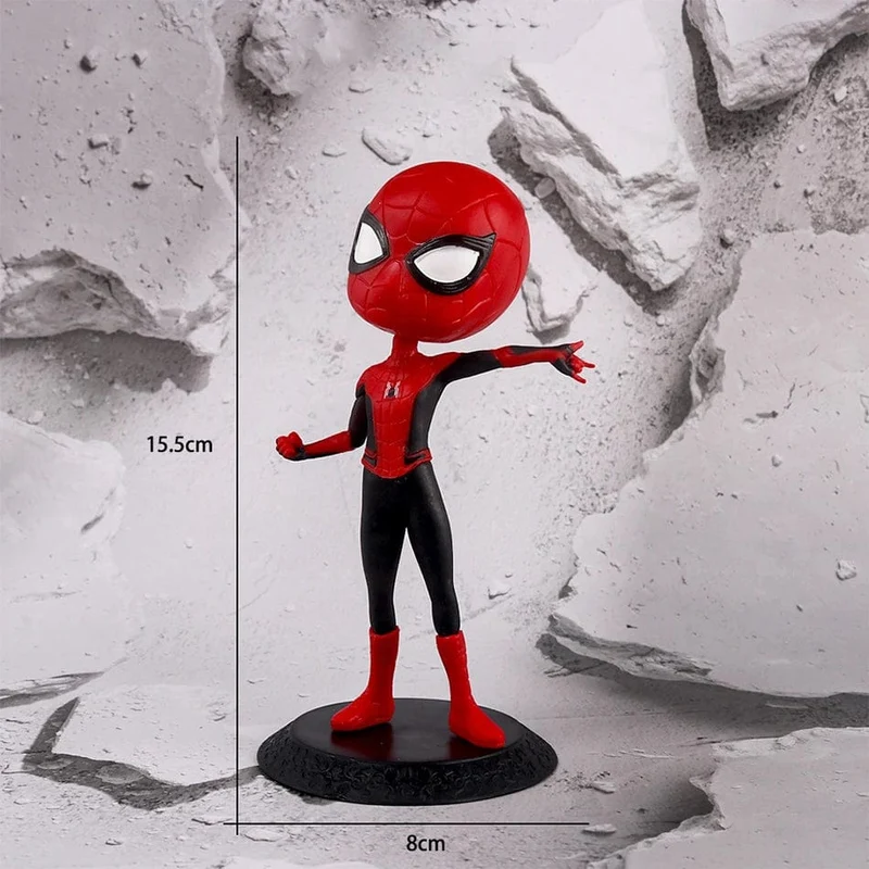 11 Teile der Avengers-Figuren von Disney: Spider-Man, Iron Man, Captain America, Thor, Wonder Woman. Actionfigur, Deko-Spielzeug