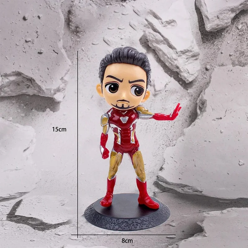 11 Teile der Avengers-Figuren von Disney: Spider-Man, Iron Man, Captain America, Thor, Wonder Woman. Actionfigur, Deko-Spielzeug