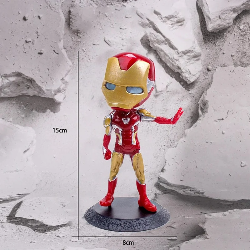 11 Teile der Avengers-Figuren von Disney: Spider-Man, Iron Man, Captain America, Thor, Wonder Woman. Actionfigur, Deko-Spielzeug