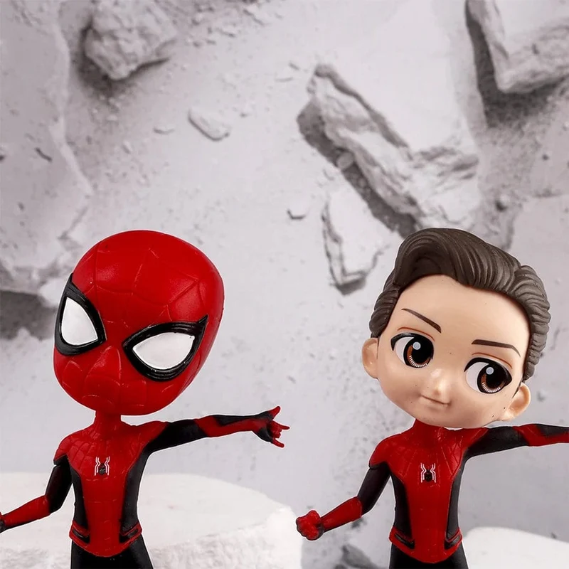 11 Teile der Avengers-Figuren von Disney: Spider-Man, Iron Man, Captain America, Thor, Wonder Woman. Actionfigur, Deko-Spielzeug
