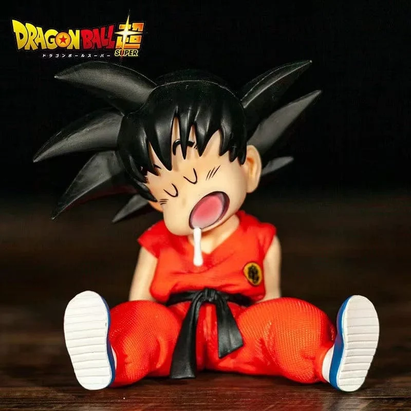 10cm Dragon Ball Anime Figur Sohn Goku Super Saiyajin Q Version Modell Figur PVC Statue Sammlung Spielzeug Kinder Weihnachtsgeschenke