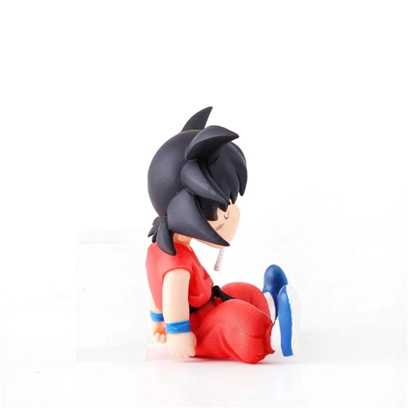 10cm Dragon Ball Anime Figur Sohn Goku Super Saiyajin Q Version Modell Figur PVC Statue Sammlung Spielzeug Kinder Weihnachtsgeschenke