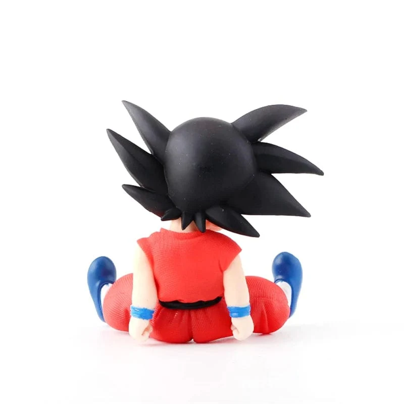 10cm Dragon Ball Anime Figur Sohn Goku Super Saiyajin Q Version Modell Figur PVC Statue Sammlung Spielzeug Kinder Weihnachtsgeschenke