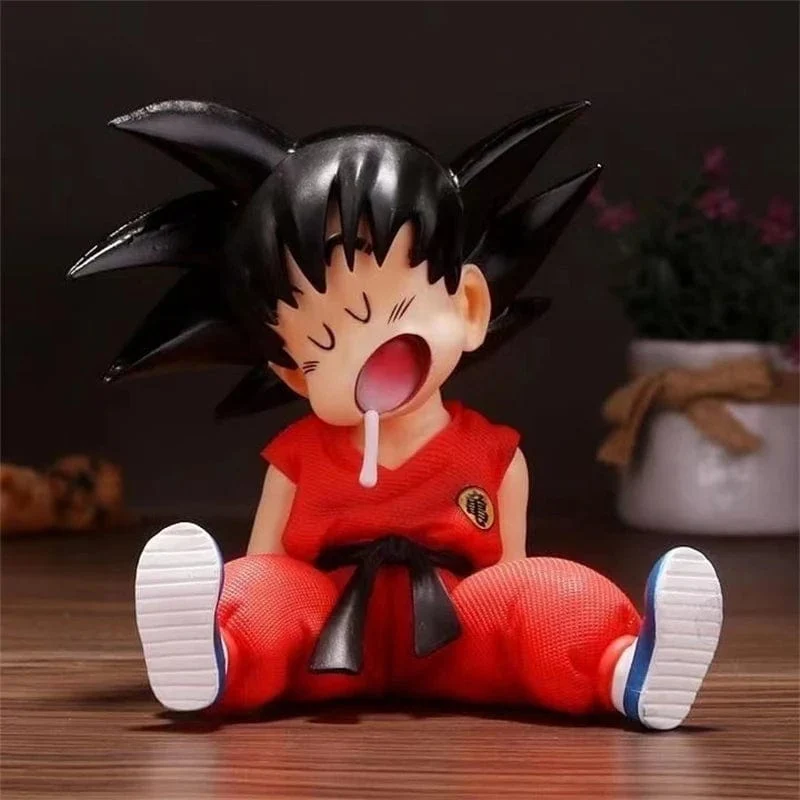 10cm Dragon Ball Anime Figur Sohn Goku Super Saiyajin Q Version Modell Figur PVC Statue Sammlung Spielzeug Kinder Weihnachtsgeschenke
