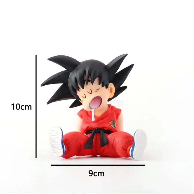 10cm Dragon Ball Anime Figur Sohn Goku Super Saiyajin Q Version Modell Figur PVC Statue Sammlung Spielzeug Kinder Weihnachtsgeschenke