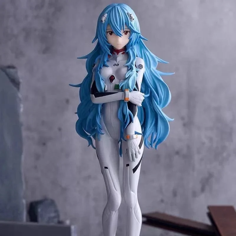 18cm Neue Anime Neon Genesis Evangelion Eva Ayanami Rei Kawaii Figur Pvc Modell Spielzeug Puppe Sammeln Ornamente Geschenke