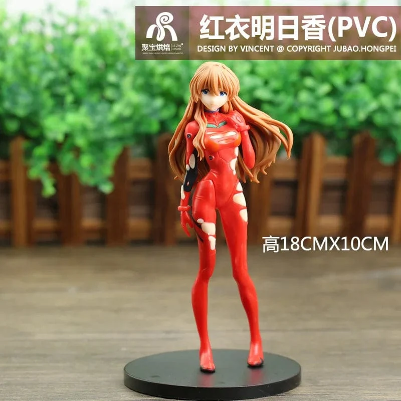 18cm Neue Anime Neon Genesis Evangelion Eva Ayanami Rei Kawaii Figur Pvc Modell Spielzeug Puppe Sammeln Ornamente Geschenke