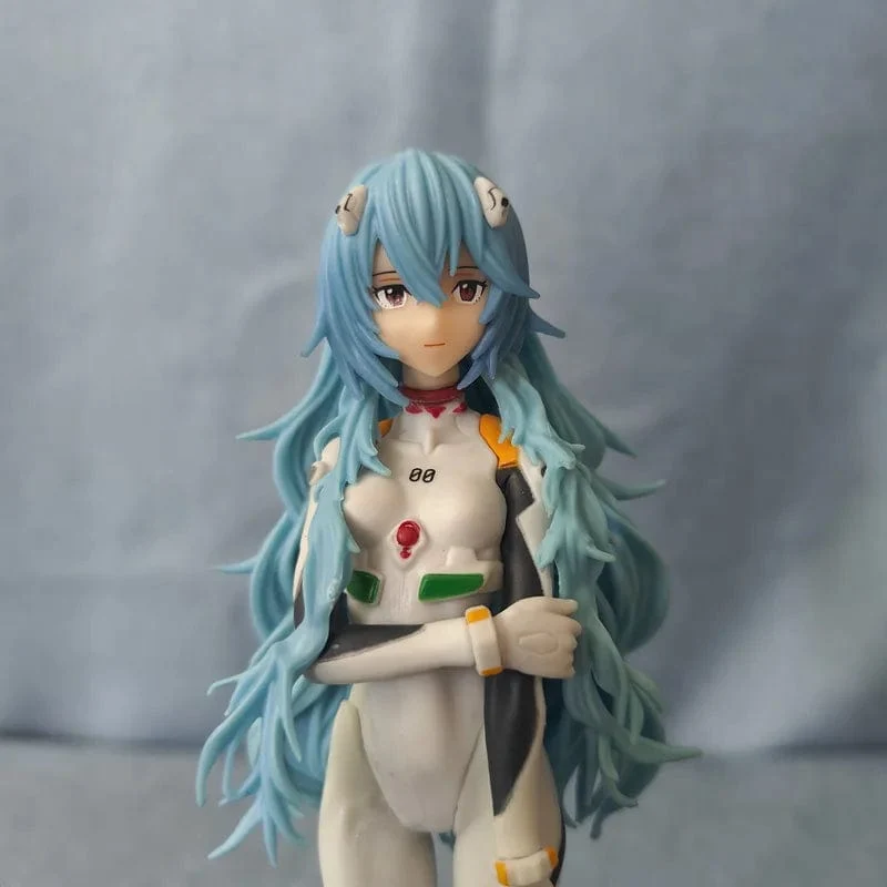 18cm Neue Anime Neon Genesis Evangelion Eva Ayanami Rei Kawaii Figur Pvc Modell Spielzeug Puppe Sammeln Ornamente Geschenke