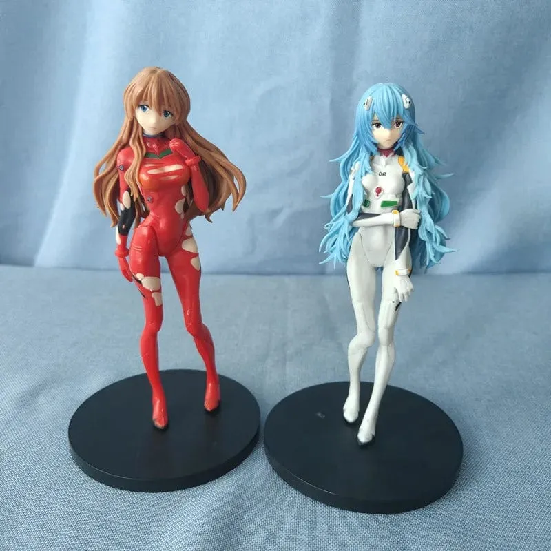 18cm Neue Anime Neon Genesis Evangelion Eva Ayanami Rei Kawaii Figur Pvc Modell Spielzeug Puppe Sammeln Ornamente Geschenke