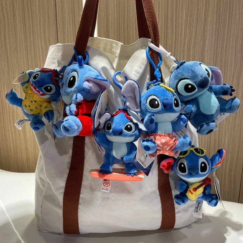 Original Disney Toy Story Stich Kawaii Winnie Lotso Plüsch Puppe Cartoon Gefüllte Anime Keychain Anhänger Band Spielzeug Geschenk Für Kinder