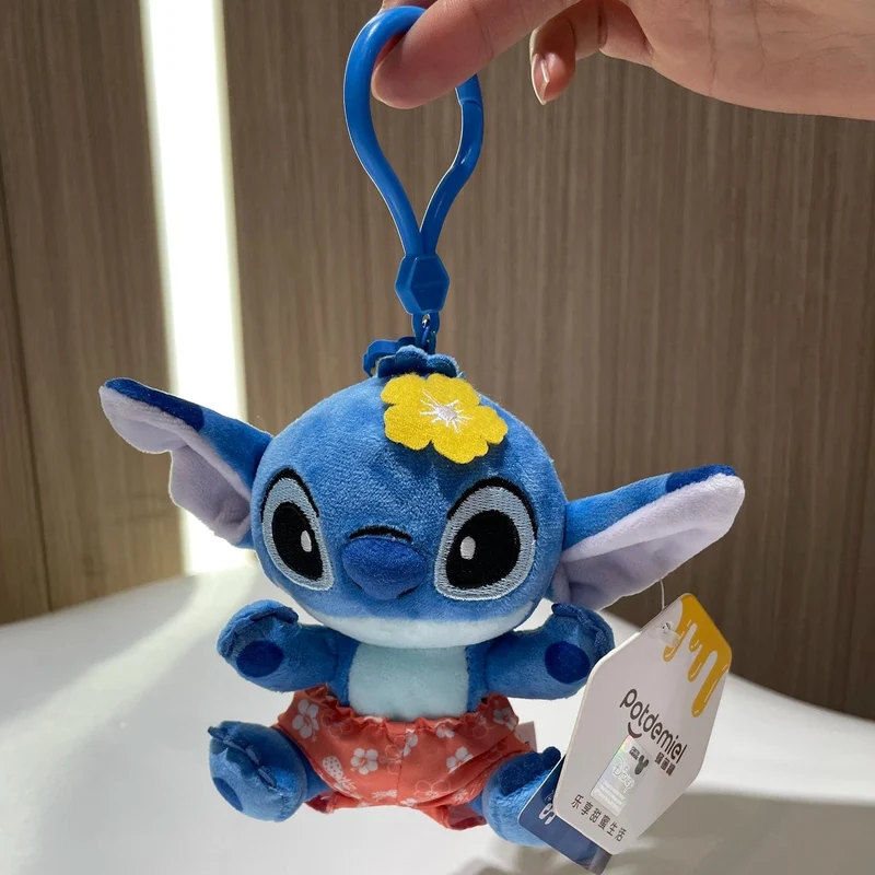 Original Disney Toy Story Stich Kawaii Winnie Lotso Plüsch Puppe Cartoon Gefüllte Anime Keychain Anhänger Band Spielzeug Geschenk Für Kinder