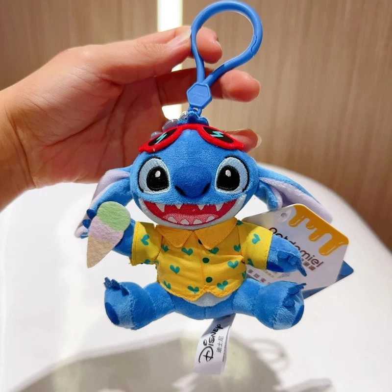 Original Disney Toy Story Stich Kawaii Winnie Lotso Plüsch Puppe Cartoon Gefüllte Anime Keychain Anhänger Band Spielzeug Geschenk Für Kinder