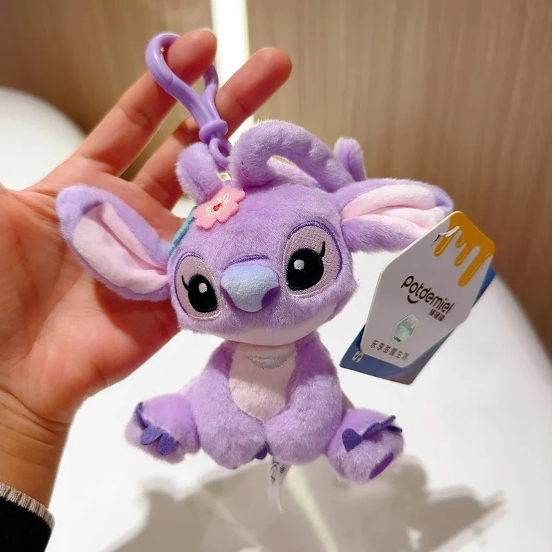 Original Disney Toy Story Stich Kawaii Winnie Lotso Plüsch Puppe Cartoon Gefüllte Anime Keychain Anhänger Band Spielzeug Geschenk Für Kinder