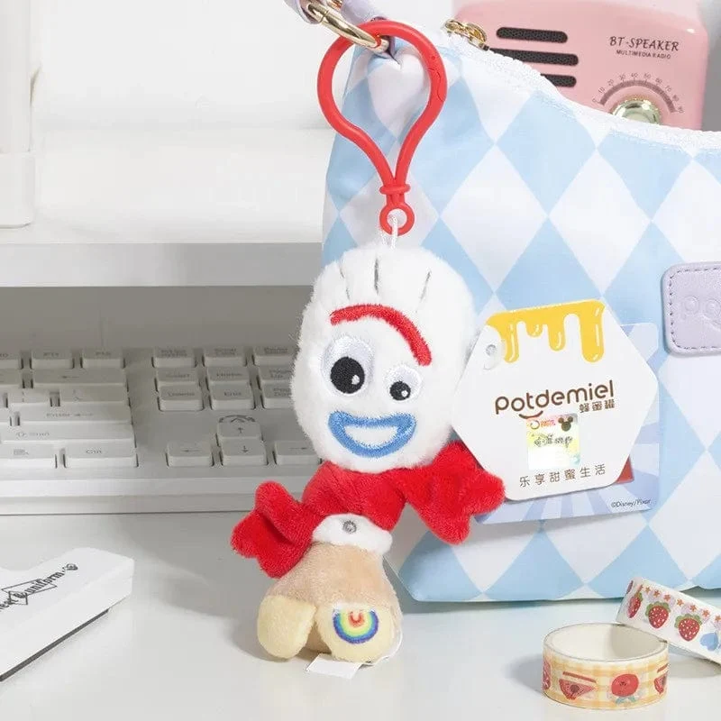 Original Disney Toy Story Stich Kawaii Winnie Lotso Plüsch Puppe Cartoon Gefüllte Anime Keychain Anhänger Band Spielzeug Geschenk Für Kinder