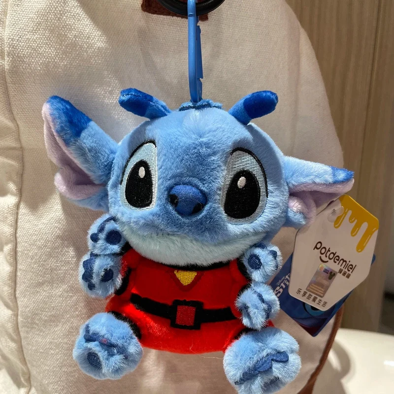 Original Disney Toy Story Stich Kawaii Winnie Lotso Plüsch Puppe Cartoon Gefüllte Anime Keychain Anhänger Band Spielzeug Geschenk Für Kinder