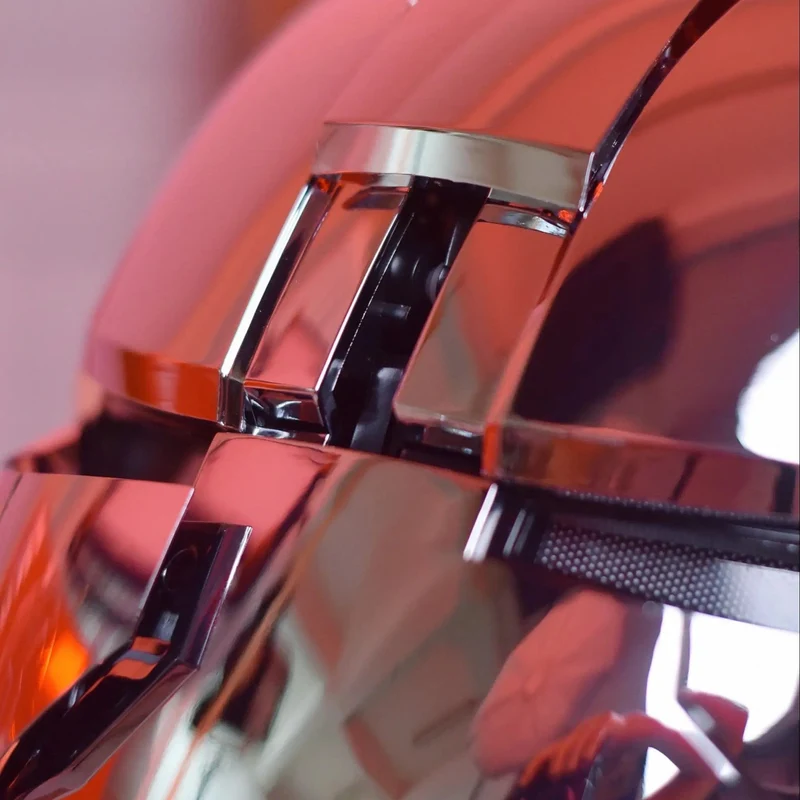 Neu AutoKing 1:1 Mk5 Iron Man Helm Cosplay Sprachsteuerung Augen mit Licht Modell Spielzeug für Erwachsene Elektrisches tragbares Weihnachtsgeschenk