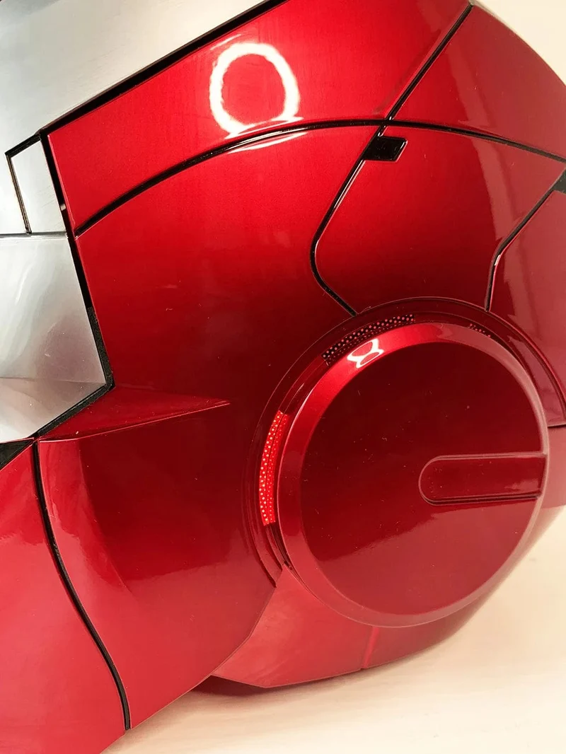 Neu AutoKing 1:1 Mk5 Iron Man Helm Cosplay Sprachsteuerung Augen mit Licht Modell Spielzeug für Erwachsene Elektrisches tragbares Weihnachtsgeschenk
