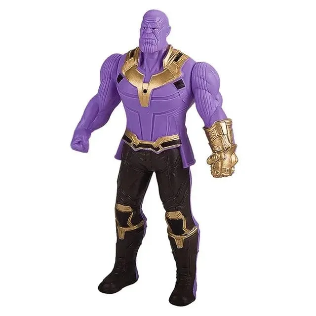 2024 Marvel Spiderman Hulk Ironman Anime Actionfigur Spielzeug Weihnachtsgeschenk PVC Bewegliche Gelenke Leuchtende Puppensammlung Modellspielzeug
