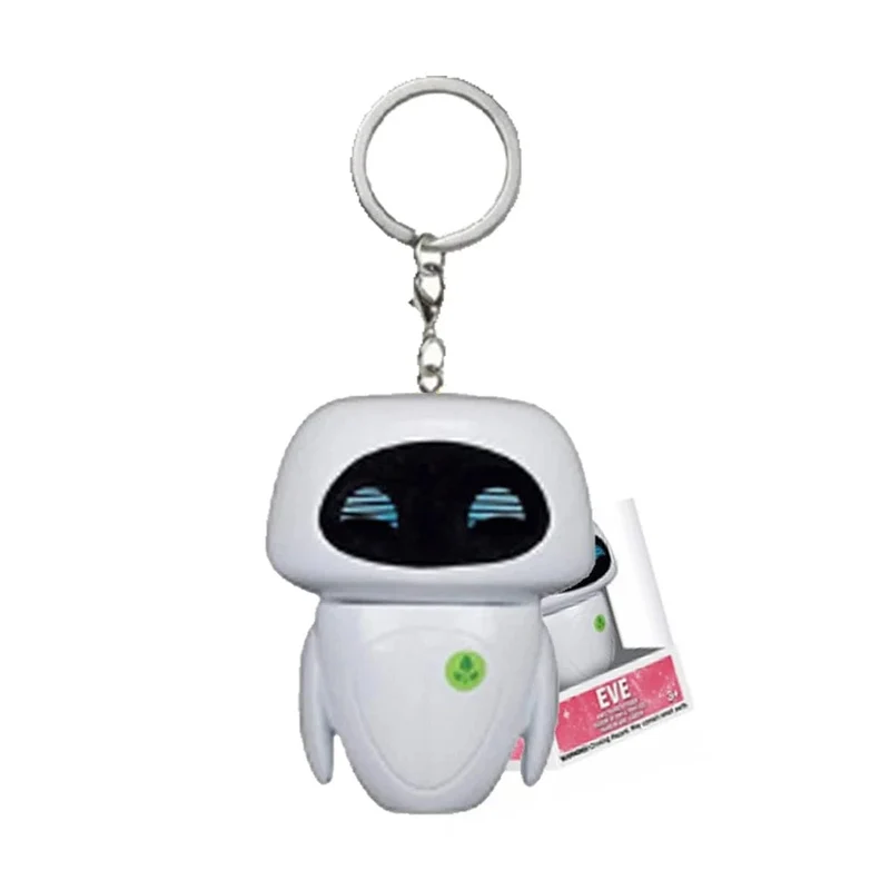 Heißer Keychain Wall-E Roboter Wall E & EVE PVC Action Figure Sammlung Modell Spielzeug Anhänger Vinyl Figur Sammlung Modell Spielzeug Geschenke