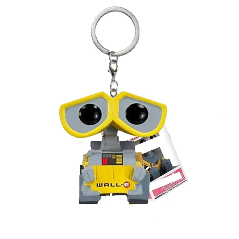 Heißer Keychain Wall-E Roboter Wall E & EVE PVC Action Figure Sammlung Modell Spielzeug Anhänger Vinyl Figur Sammlung Modell Spielzeug Geschenke